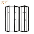 NF Aluminum Tempered Glass Safety Folding Doors Bifold Doors Foshan Suppliers